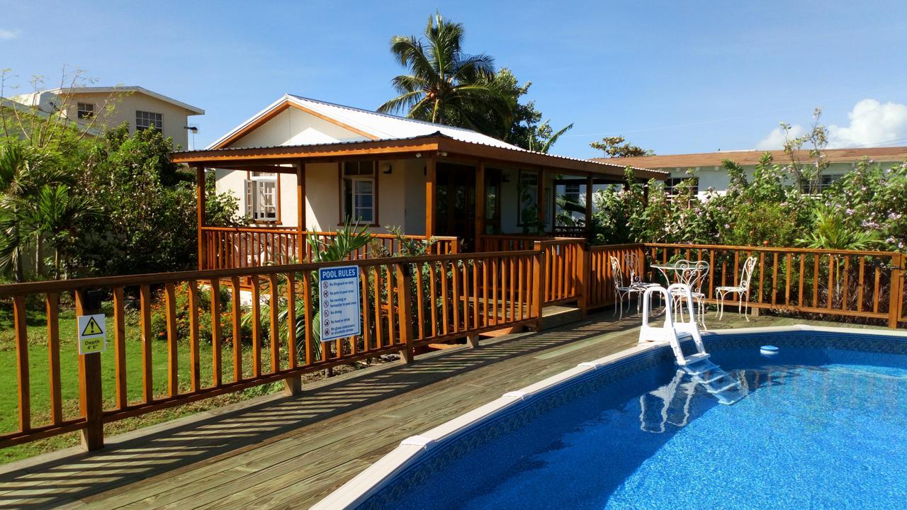 The Pool House Villa Saint Philip Bagian luar foto
